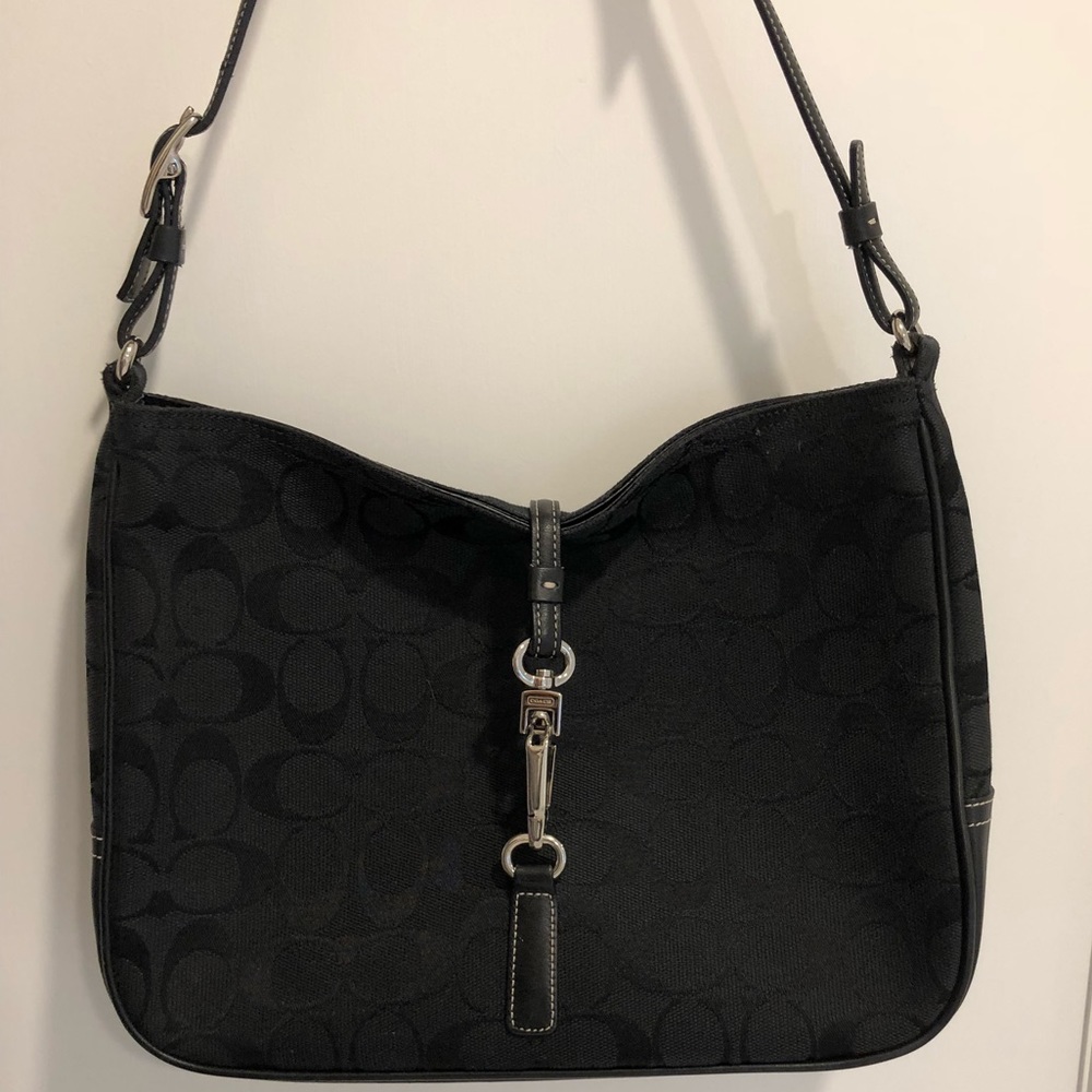 Coach mini black bag